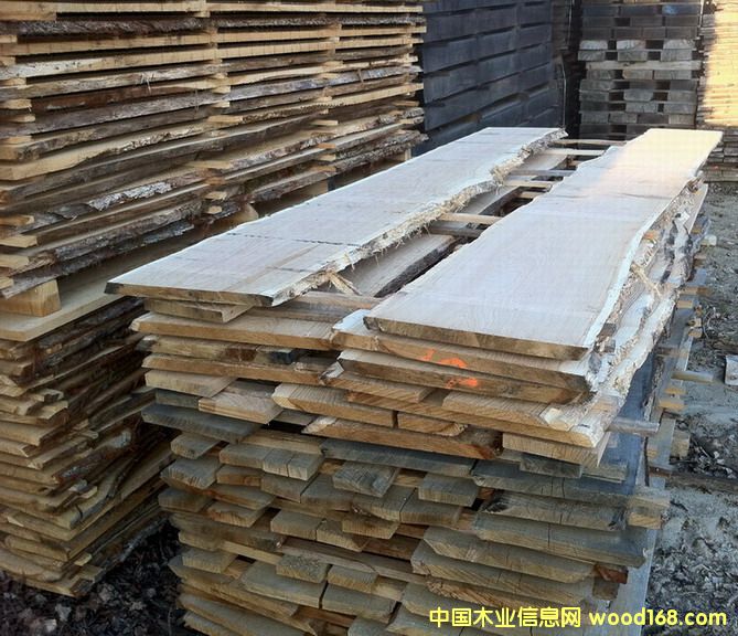 white oak unedged timber��Ԕ����B